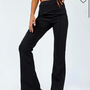 Princess Polly Jensen Pants (black)